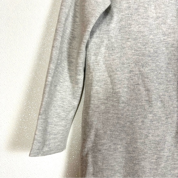 Babaton Lance Cardigan Light Grey Open Front Longline Wool Blend Size Small - Picture 11 of 15